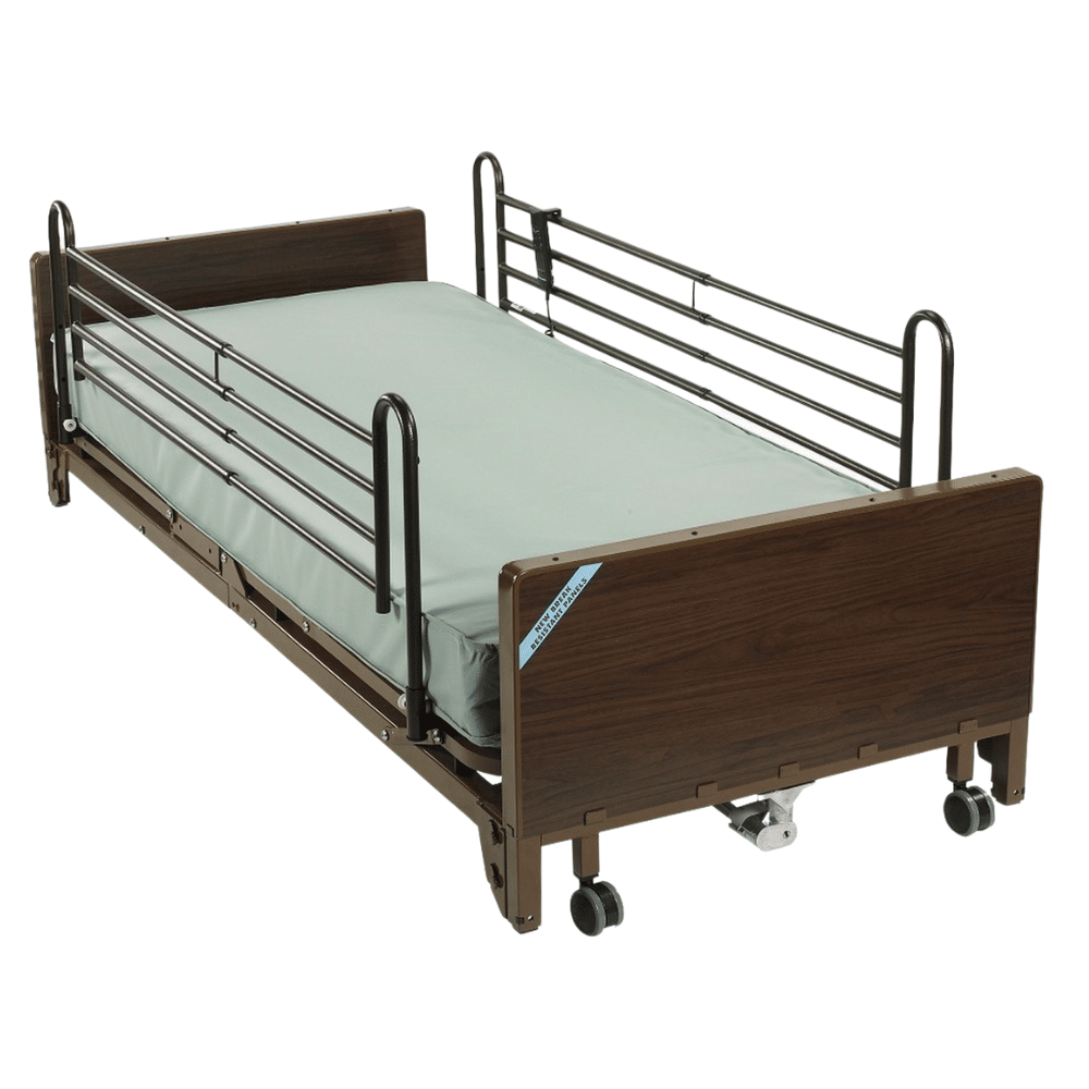 Delta 1000 Low Bed Full Electric Package with Rails & Mattress Divine